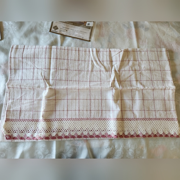 Lorraine Home Fashions Adirondack Tier Curtains 1 Pair 60" x 36" - Picture 3 of 4